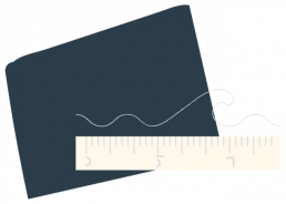 A measuring ruler